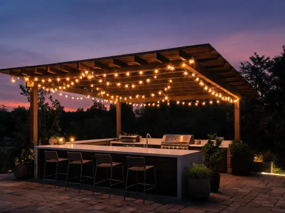Outdoor covered kitchen inspiration